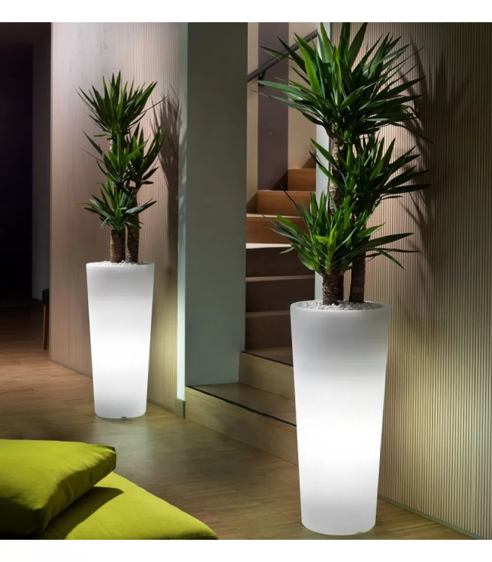 Arredo Bar Per Esterni^LYXO Cache-Pot Genesis Ro Con Luce A Led.