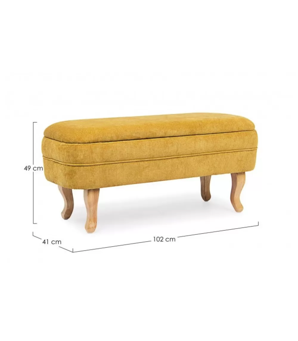 Pouf / Cuscini Arredo^CONTEMPORARY STYLE Chenille Panca Contenitore