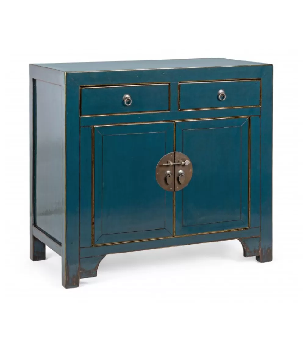 Credenze E Madie^CONTEMPORARY STYLE Credenza 2 Ante-2 Cassetti Jinan Blu