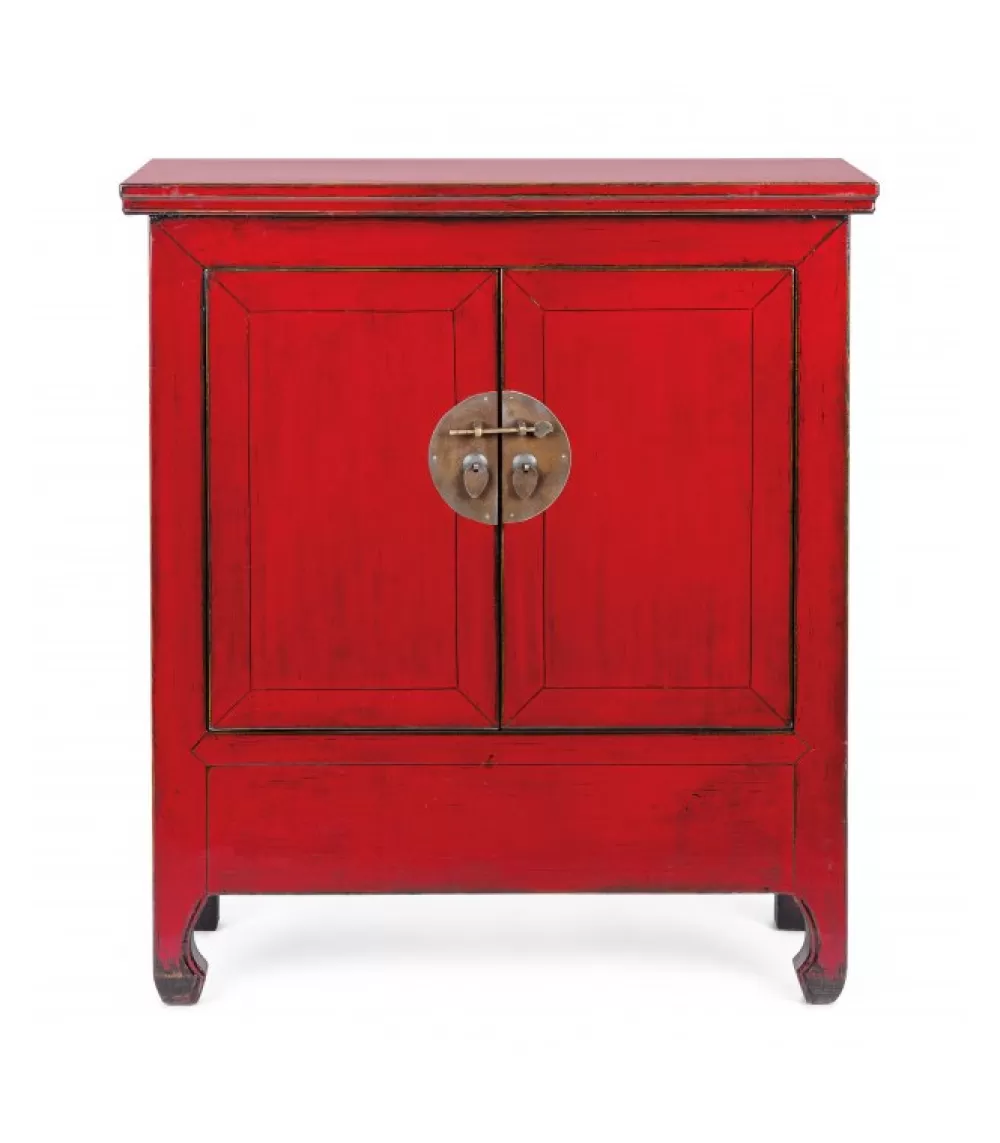 Credenze E Madie | CONTEMPORARY STYLE Credenza 2 Ante Jinan Rosso