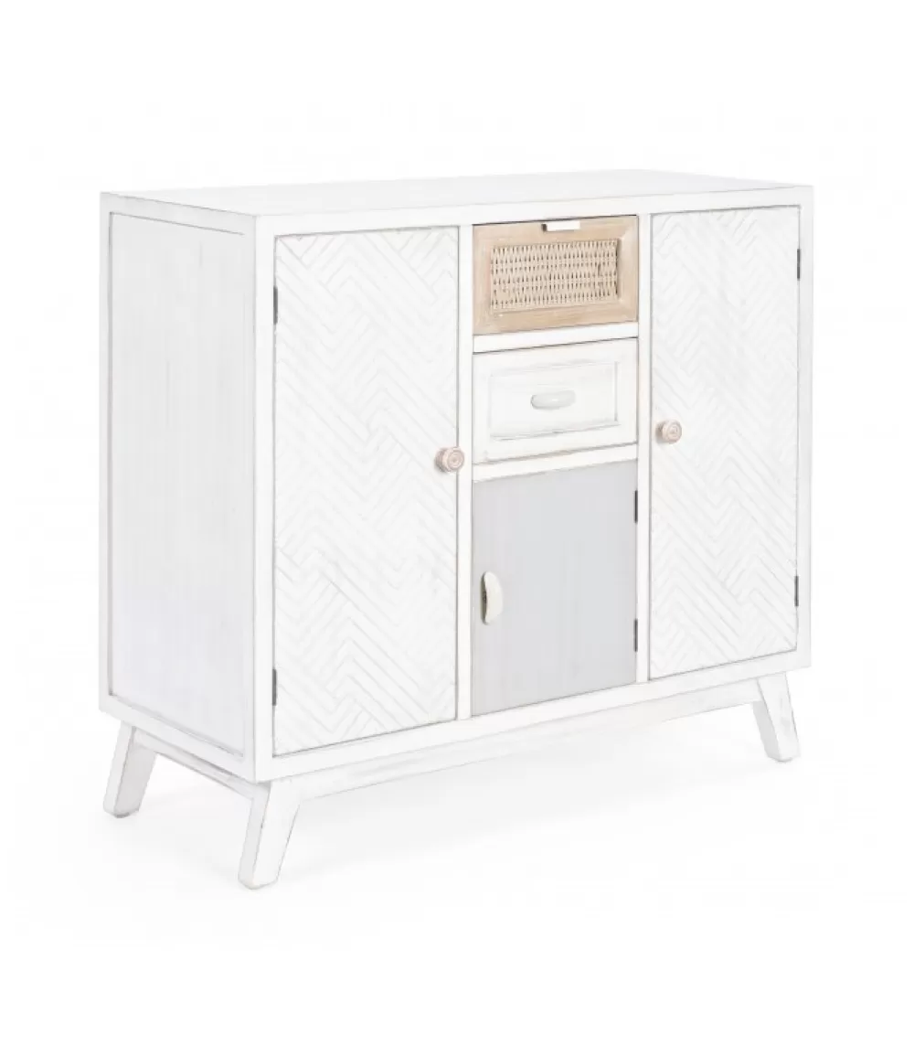 Credenze E Madie^CONTEMPORARY STYLE Credenza 3 Ante-2 Cassetti Clotilde