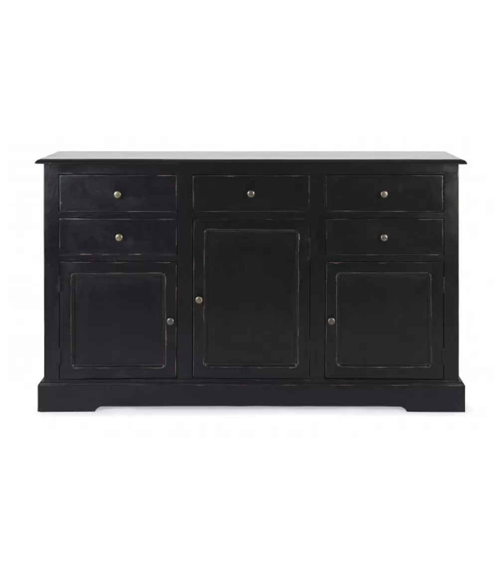 Credenze E Madie^CONTEMPORARY STYLE Credenza 3A-5C Jefferson Nero