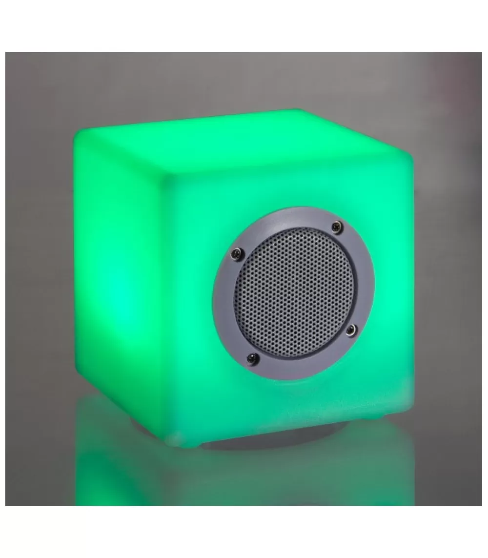 Arredo Bar Per Esterni^CONTEMPORARY STYLE Lampada Led Cubo Speaker Pe 15X15