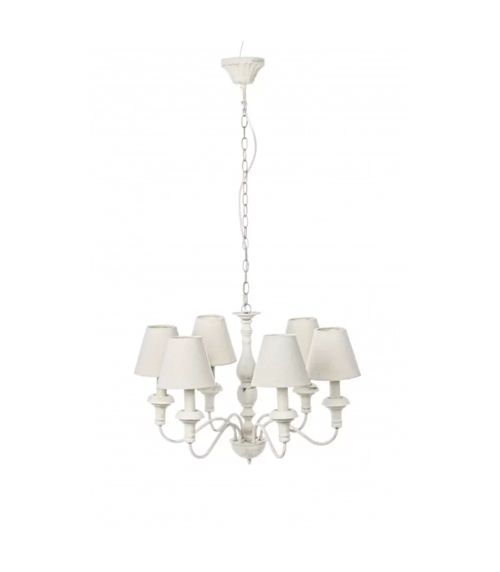 Lampade A Soffitto | CONTEMPORARY STYLE Lampadario 6Luci Stylish Tortora