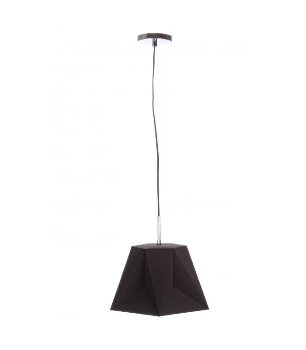 Lampade A Soffitto^CONTEMPORARY STYLE Lampadario Esagono Nero L