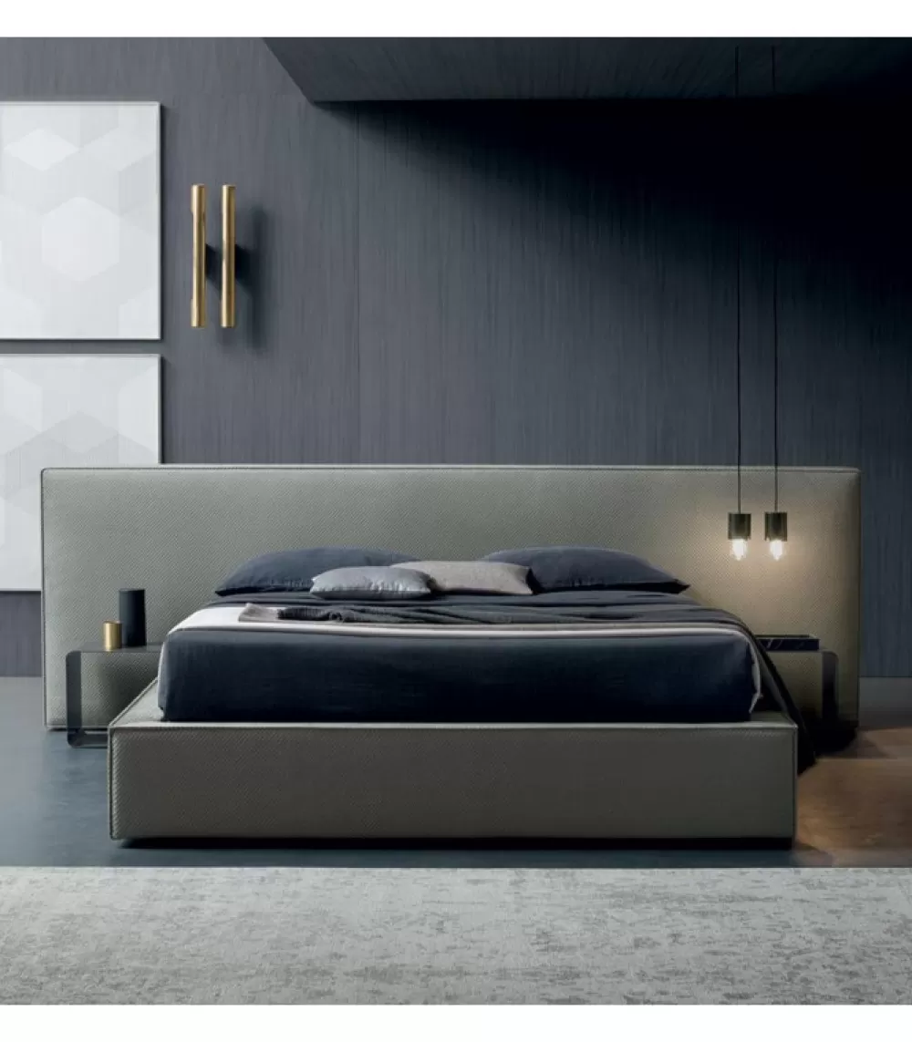 Letti^FELIX Letto Imbottito Con Contenitore Disponibile In Diverse Dimensioni