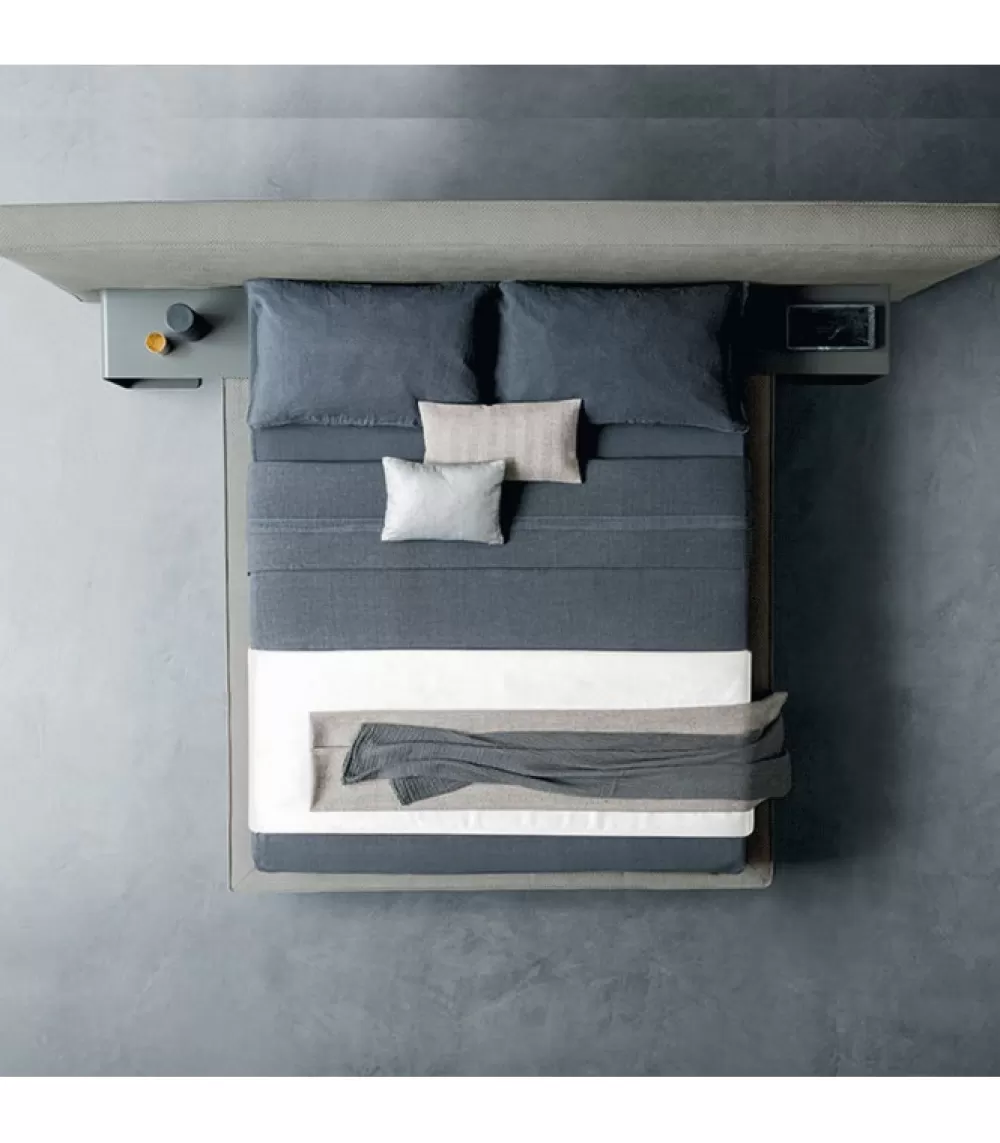 Letti^FELIX Letto Imbottito Con Contenitore Disponibile In Diverse Dimensioni