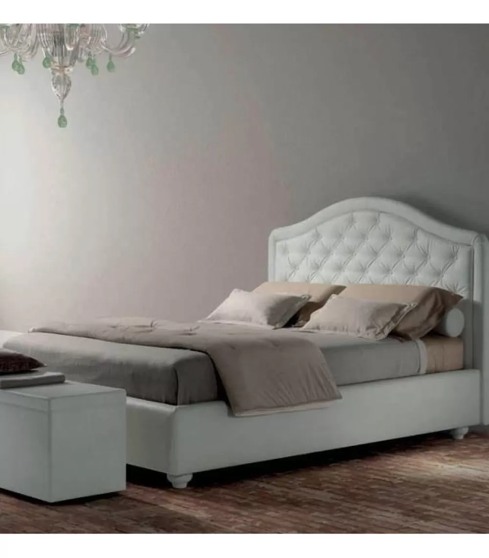 Letti^SAMOA LETTI Letto Infinity Con Contenitore Con Struttura Completamente Imbottita