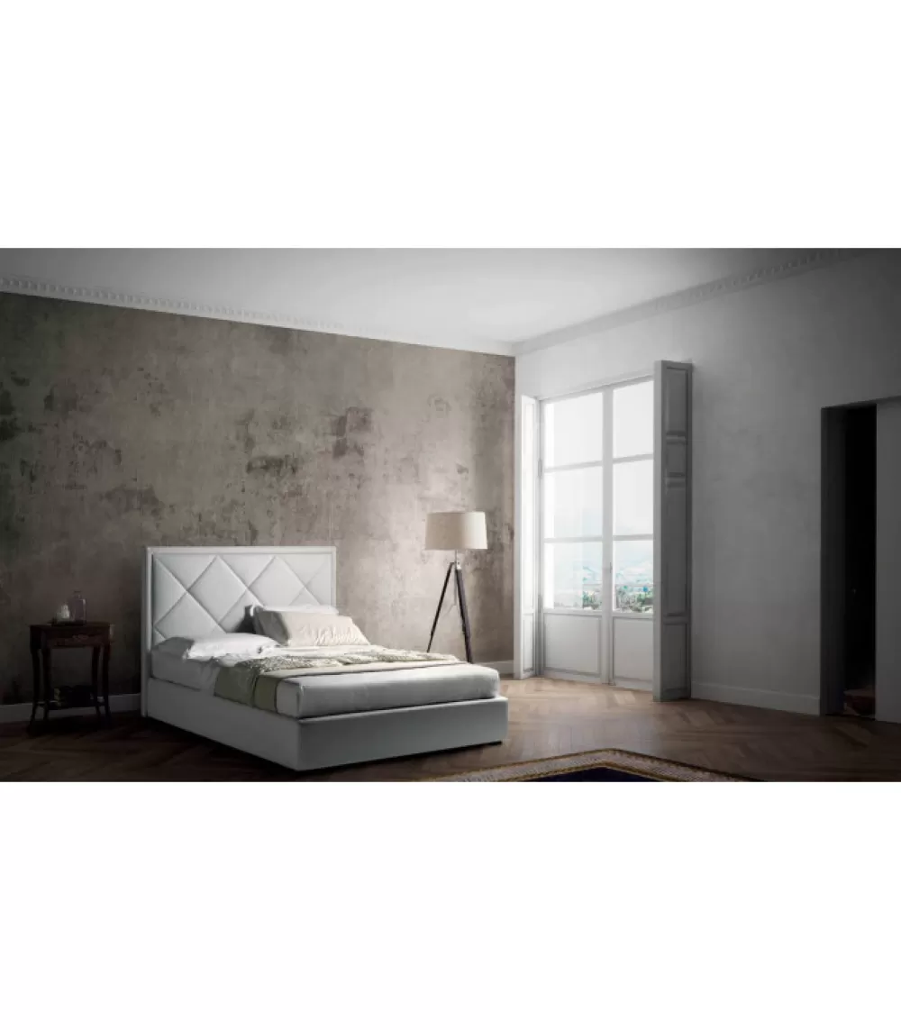 Letti^SAMOA LETTI Letto Precious Con Contenitore E Struttura Completamente Imbottita