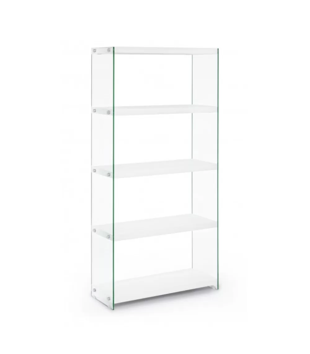 Librerie A Terra | CONTEMPORARY STYLE Libreria Sury Bianco 75X29,5 H160