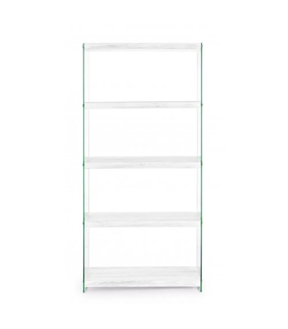 Librerie A Terra | CONTEMPORARY STYLE Libreria Sury Bianco 75X29,5 H160