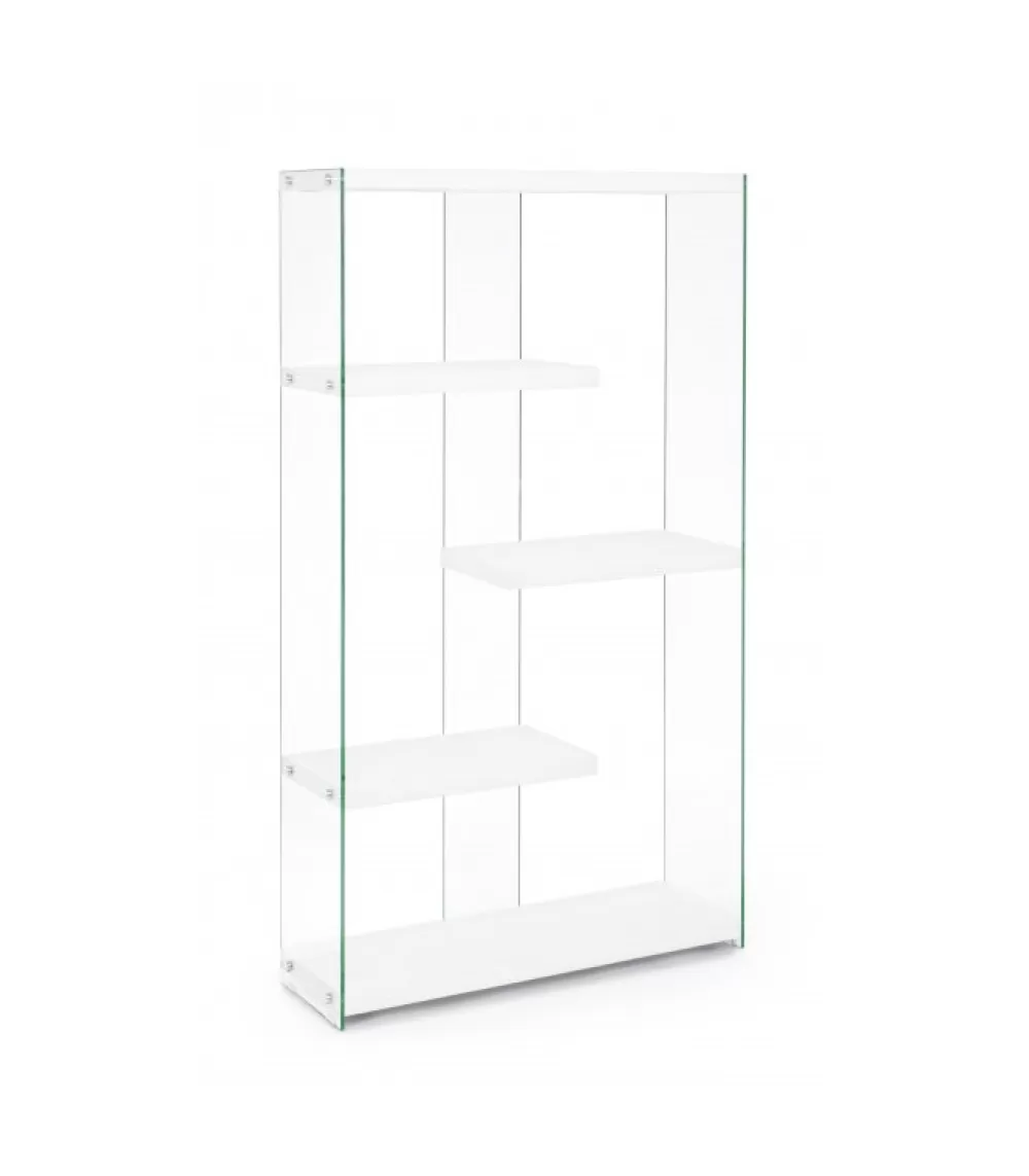 Librerie A Terra | CONTEMPORARY STYLE Libreria Sury Bianco 91.5X30 H160