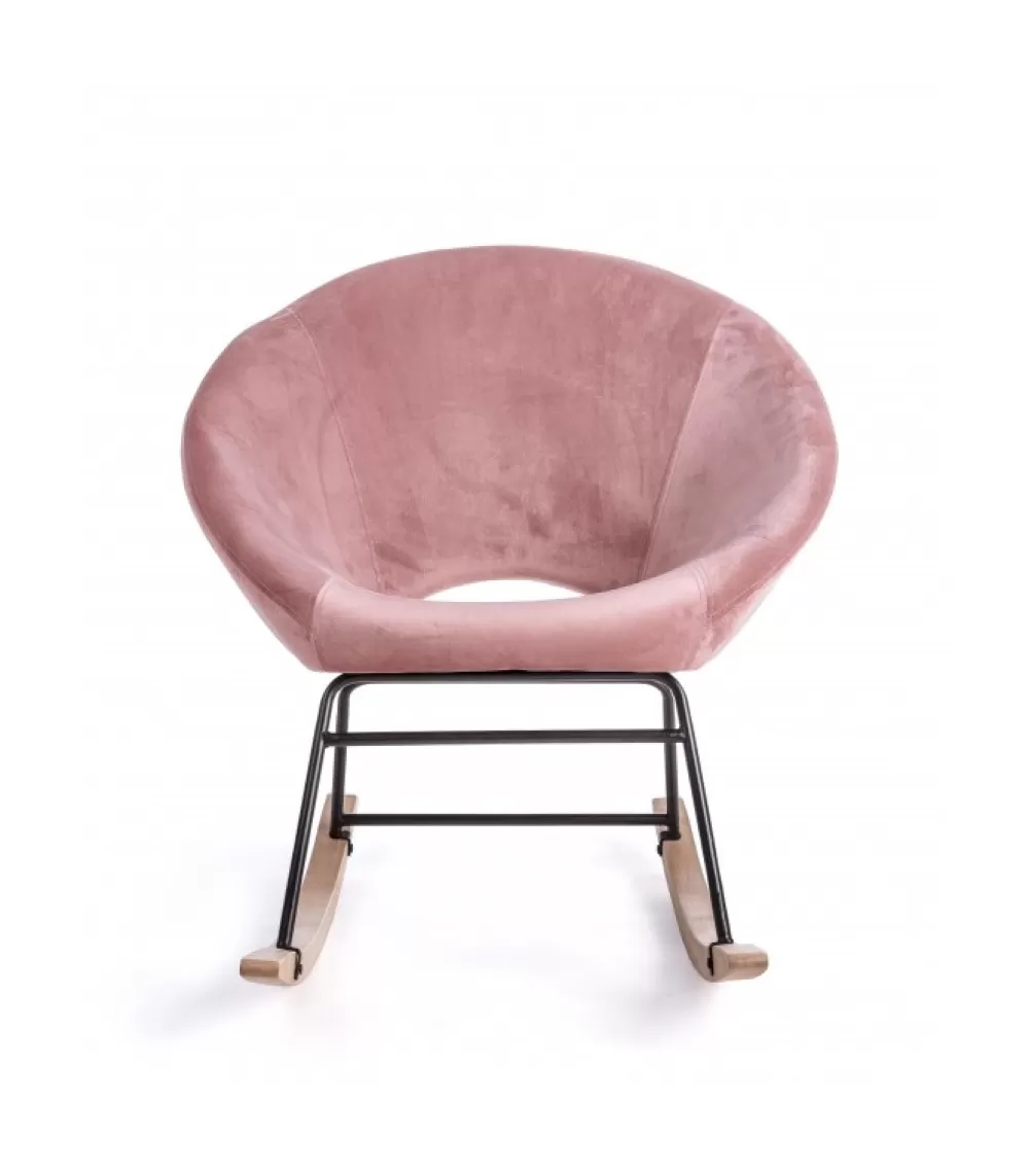 Poltroncine^CONTEMPORARY STYLE Poltrona Dondolo Annika Rosa Antico