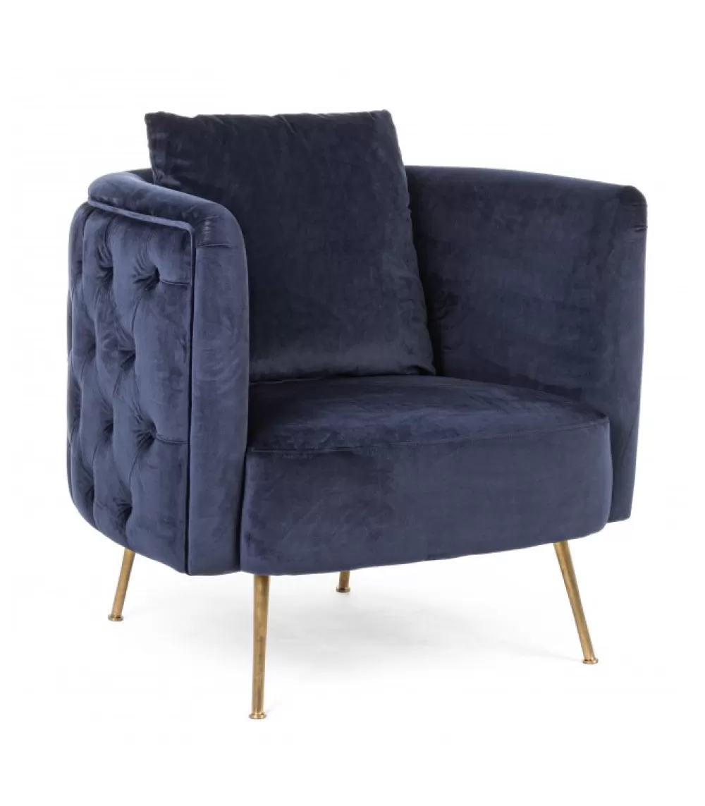 Poltrone^CONTEMPORARY STYLE Poltrona Tenbury Blu