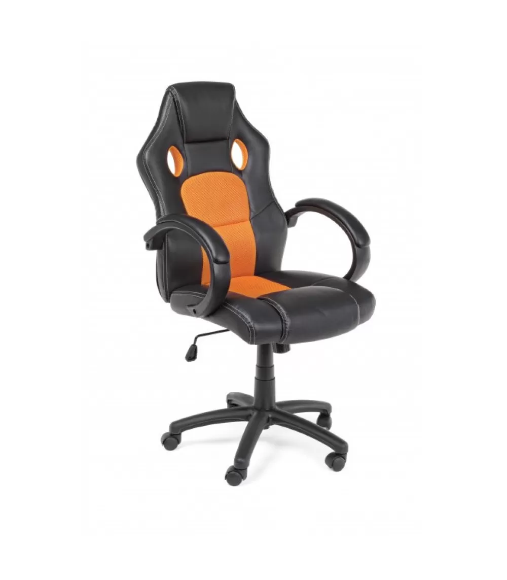 Sedie Scrivania^CONTEMPORARY STYLE Poltrona Uff C-Br Racing Nero-Arancio