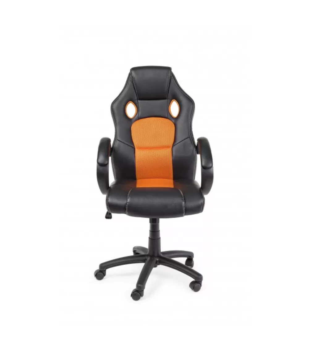 Sedie Scrivania^CONTEMPORARY STYLE Poltrona Uff C-Br Racing Nero-Arancio