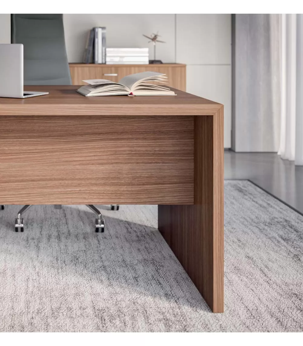 Scrivanie^QUADRIFOGLIO OFFICE Scrivania T45 Angolare, 100% Made In Italy.