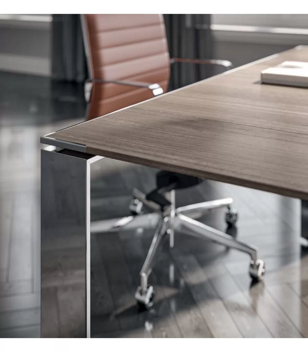 Scrivanie^QUADRIFOGLIO OFFICE Scrivania X7 Angolare, 100% Made In Italy.