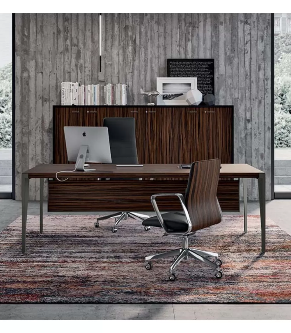 Scrivanie^QUADRIFOGLIO OFFICE Scrivania X9, 100% Made In Italy.