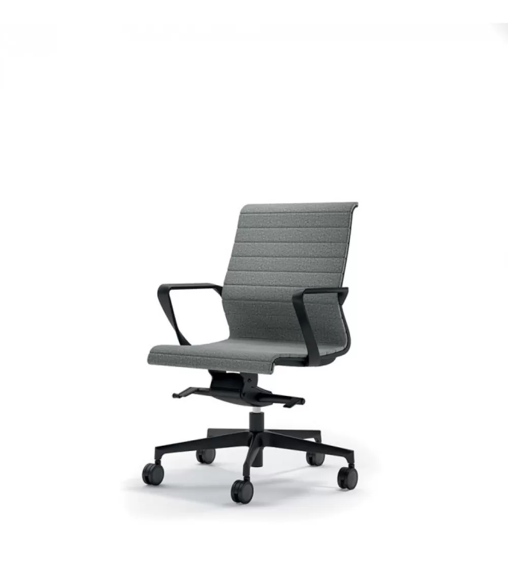 Sedie Scrivania | QUADRIFOGLIO OFFICE Sedia Da Ufficio Dinamica Soft, 100% Made In Italy.