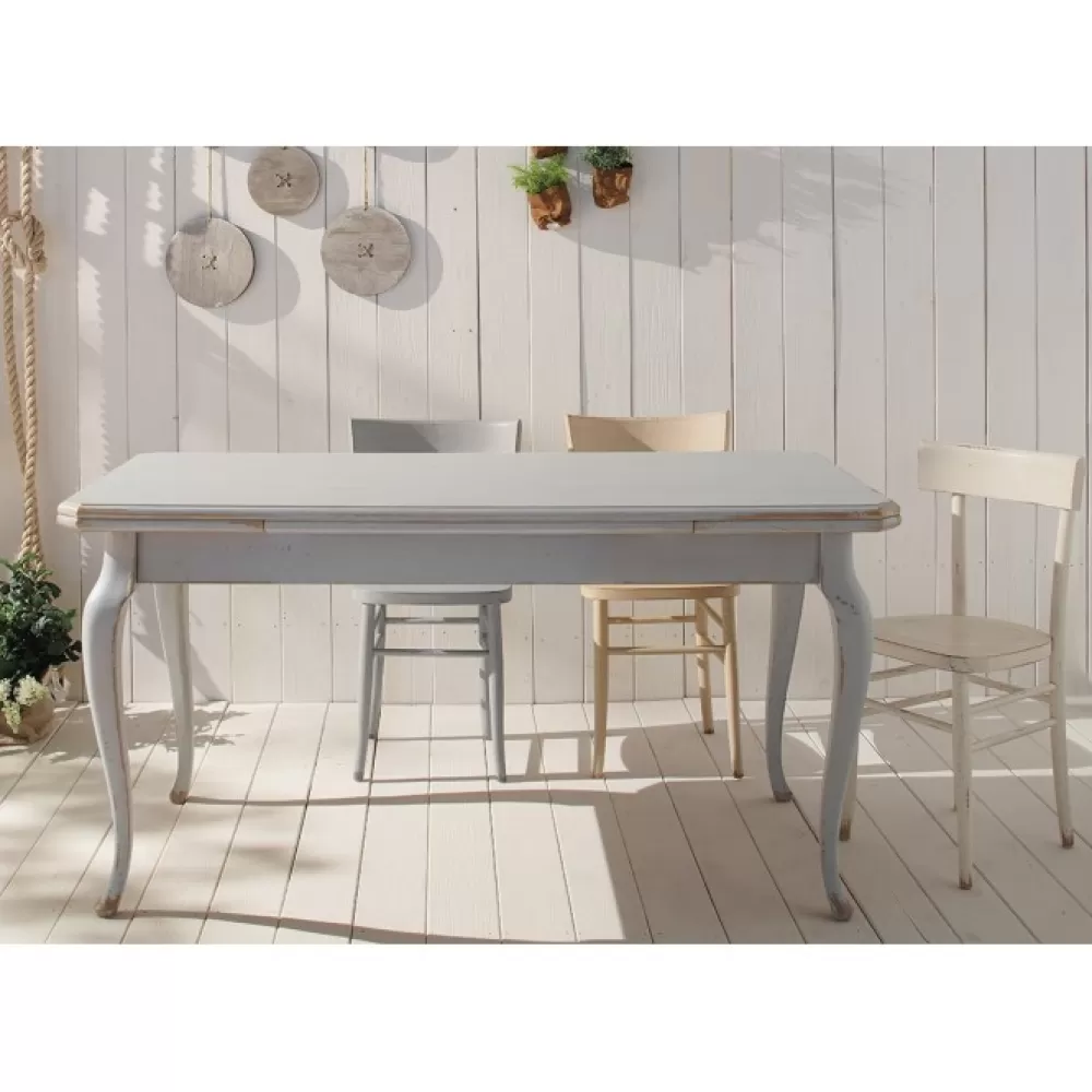 Sedie | F.lli MIRANDOLA Sedia Legno 732 In Finitura Shabby Chic