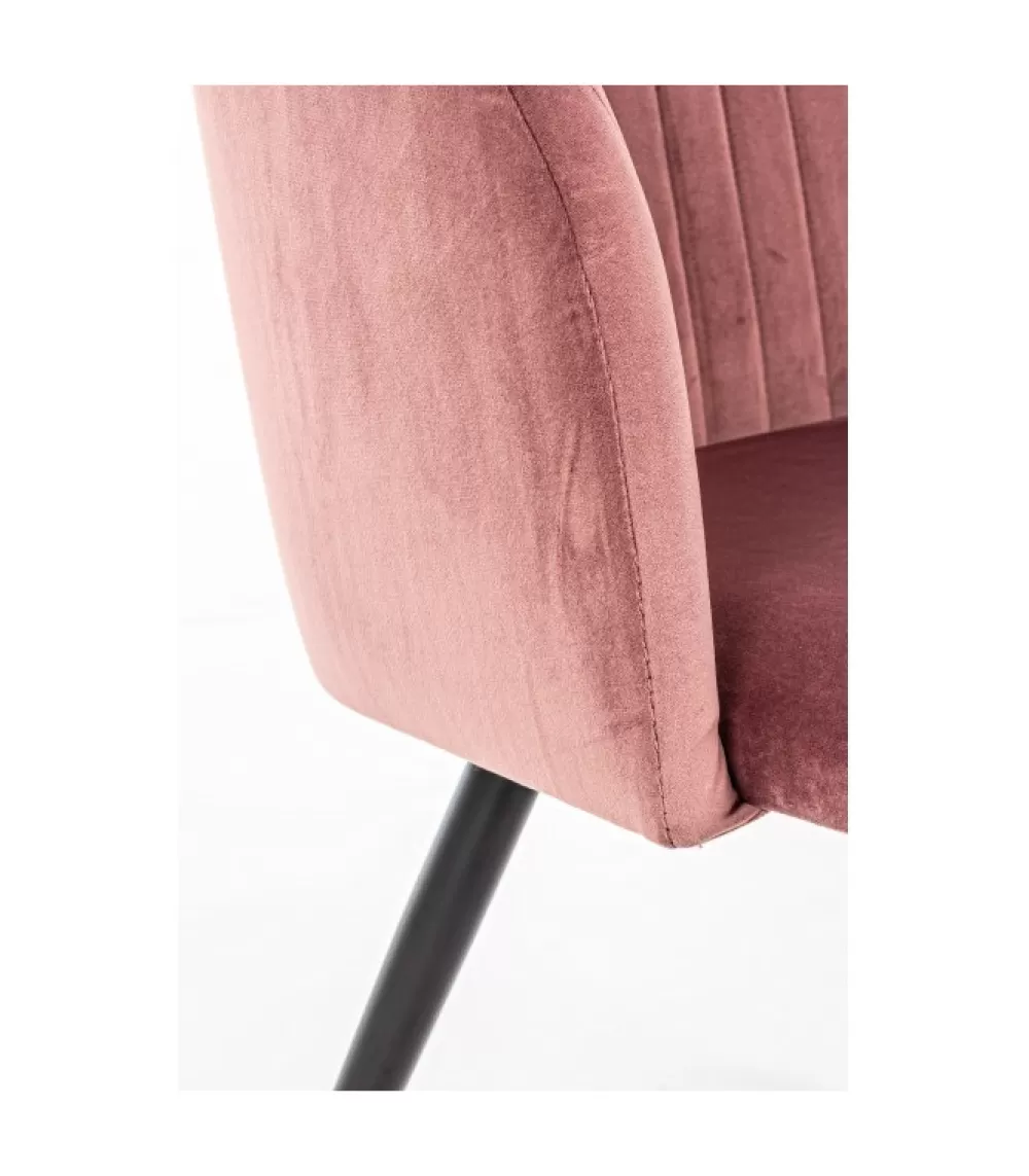 Poltroncine | CONTEMPORARY STYLE Sedia Queen Velvet Blush