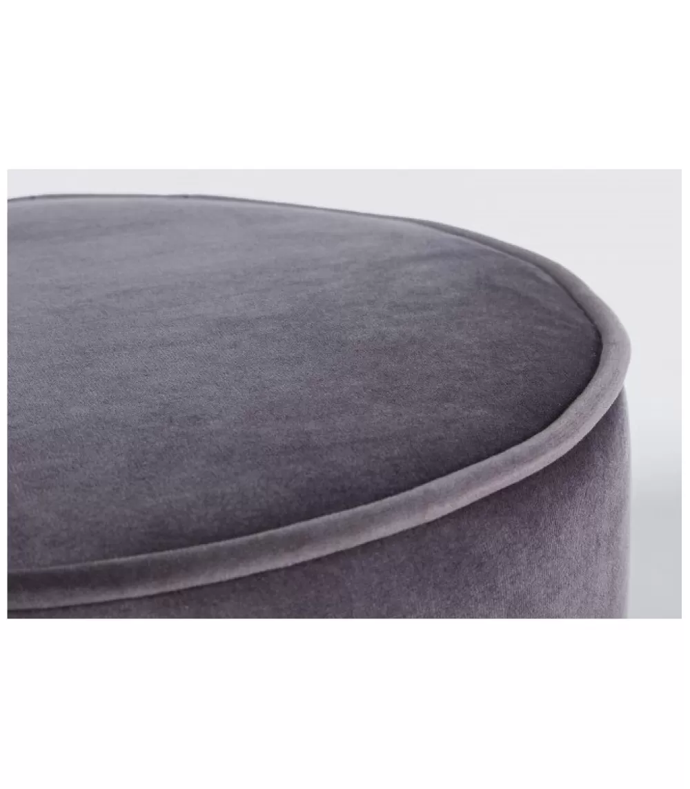 Tavolini Da Salotto^CONTEMPORARY STYLE Set2 Tavolino-Pouf Annika Grigio Scuro