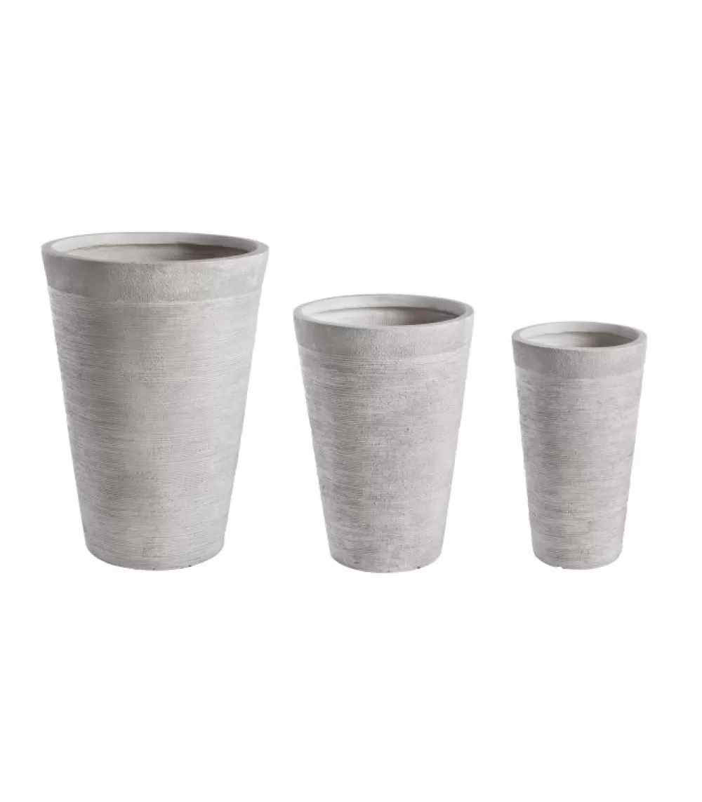 Complementi^CONTEMPORARY STYLE Set3 P.Vaso Graffiti To Bianco Alto