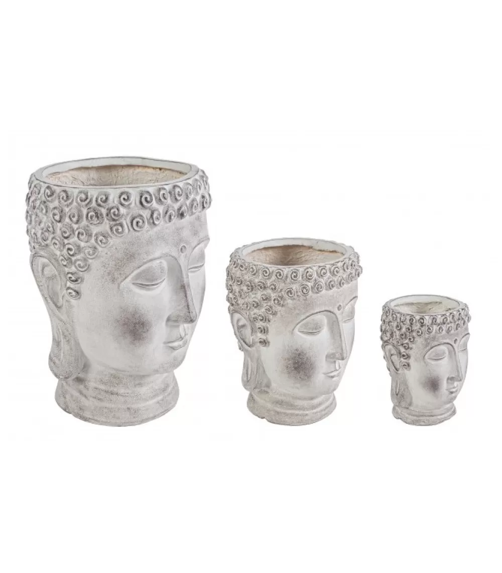 Complementi | CONTEMPORARY STYLE Set3 P.Vaso Testa Buddha