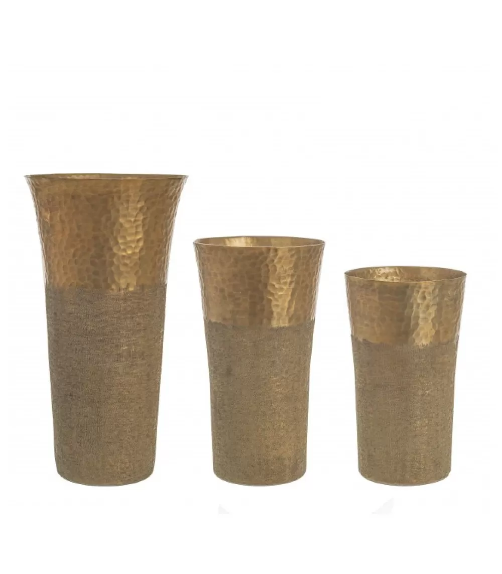 Complementi | CONTEMPORARY STYLE Set3 Vaso Hammel Svas. Basso Oro