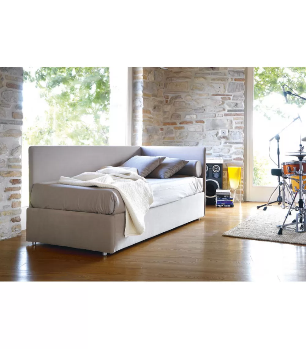 Mobili Cameretta^NOCTIS LETTI Space Angolo Alto, Con Bauletto Completo Di Rete Strutturale.