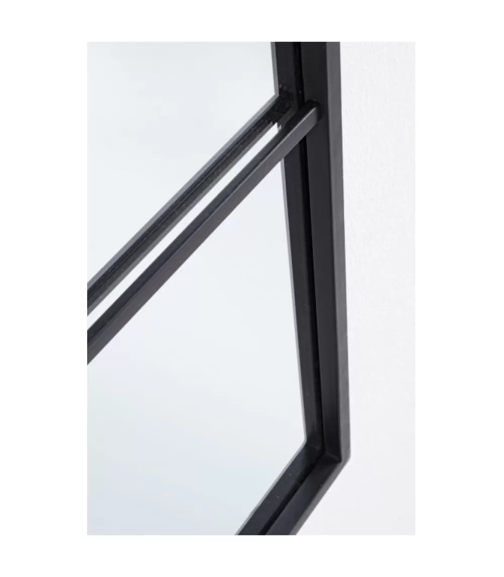 Specchiere-Quadri-Orologi | CONTEMPORARY STYLE Specchio Con Cuscino Window Nucleos Nero