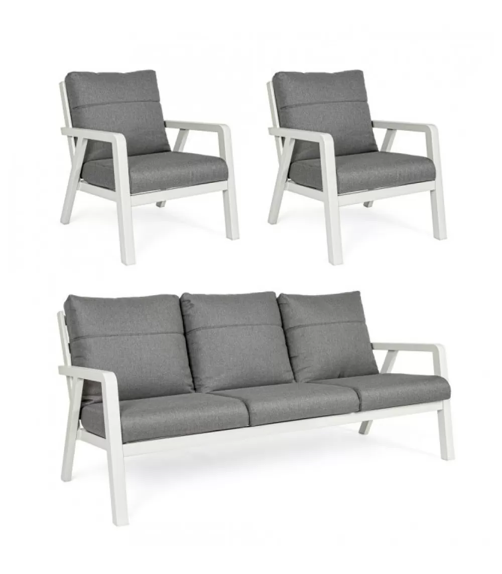 Seta Da Giardino | CONTEMPORARY STYLE Truman Set 3 Pezzi Salotto